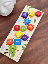 Caterpillar Number Chunky Board