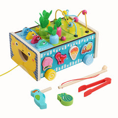 8 in 1 Multifunctional Montessori Vehicle Wooden