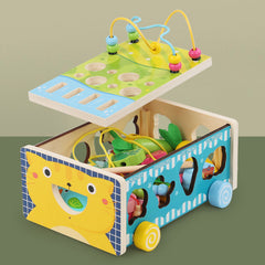 8 in 1 Multifunctional Montessori Vehicle Wooden