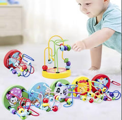 Wooden Bead Maze Montessori Birds and Animal Design Toy for Toddlers
