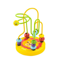 Wooden Bead Maze Montessori Birds and Animal Design Toy for Toddlers