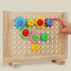 Multifunctional Gear Nut Toy ( 4 in 1 Toy)