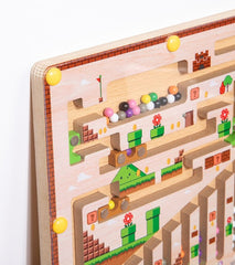 Wooden Magnetic Maze Puzzle Board for Kids