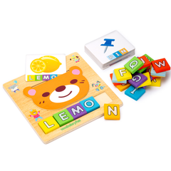 2 in 1 Matching Letter Panda Toys Puzzle