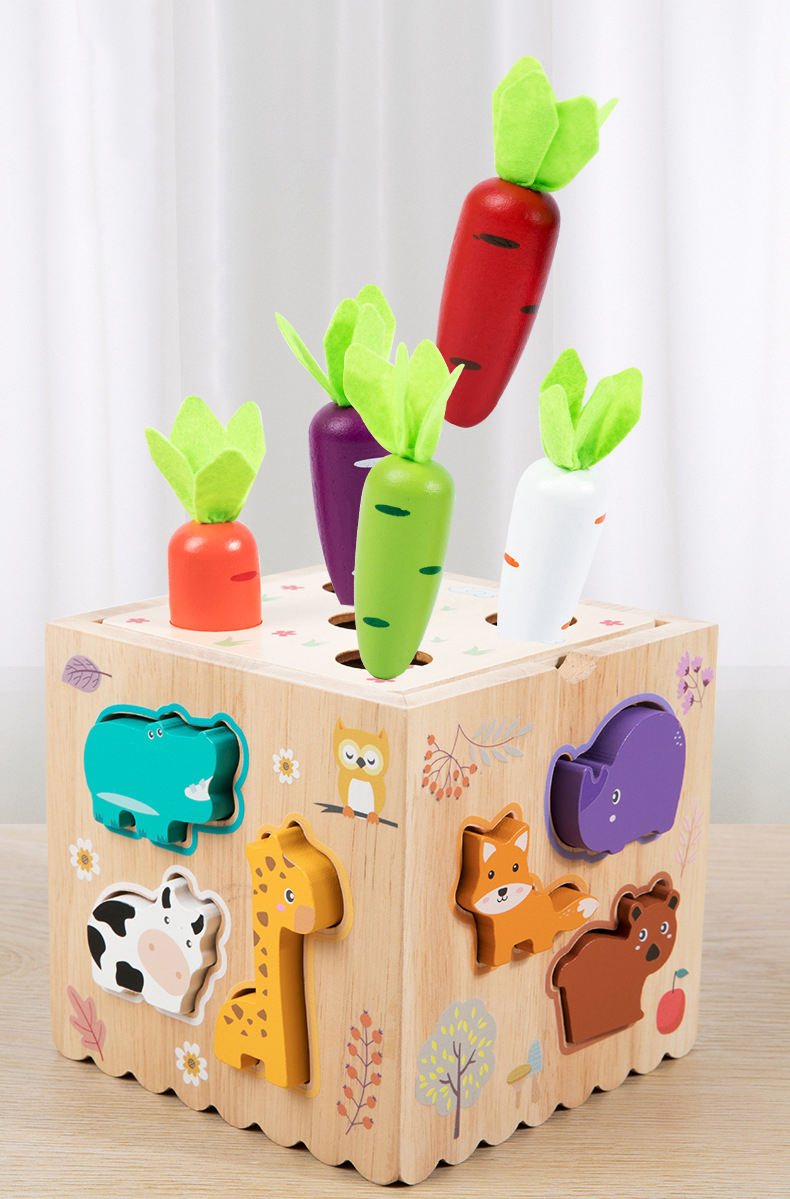 8 in 1 Multi activity Busy Box - Wooden