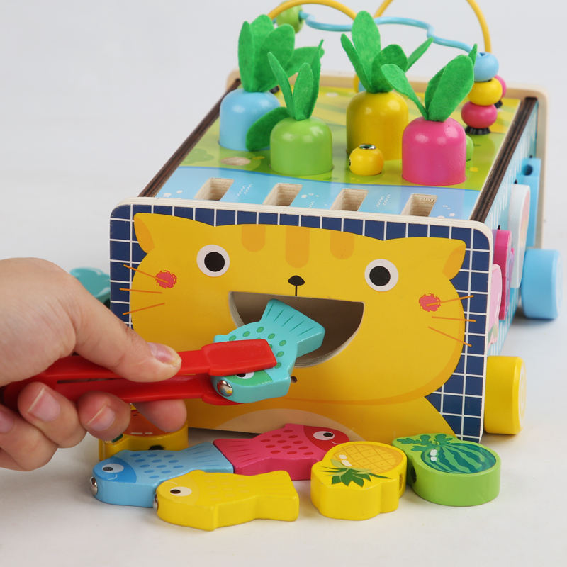 8 in 1 Multifunctional Montessori Vehicle  Wooden