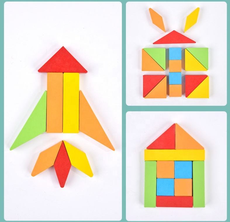 9 in 1 Wooden Puzzle Learning Manipulative Puzzle for Toddlers