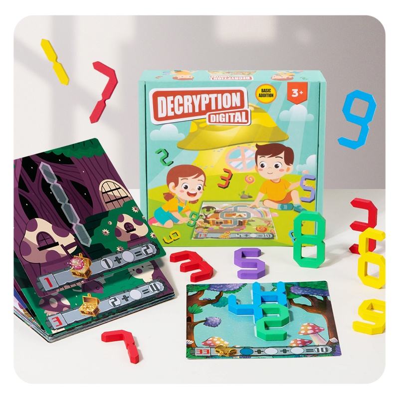 Maths Decryption Digital Puzzle for Brainiac Kids
