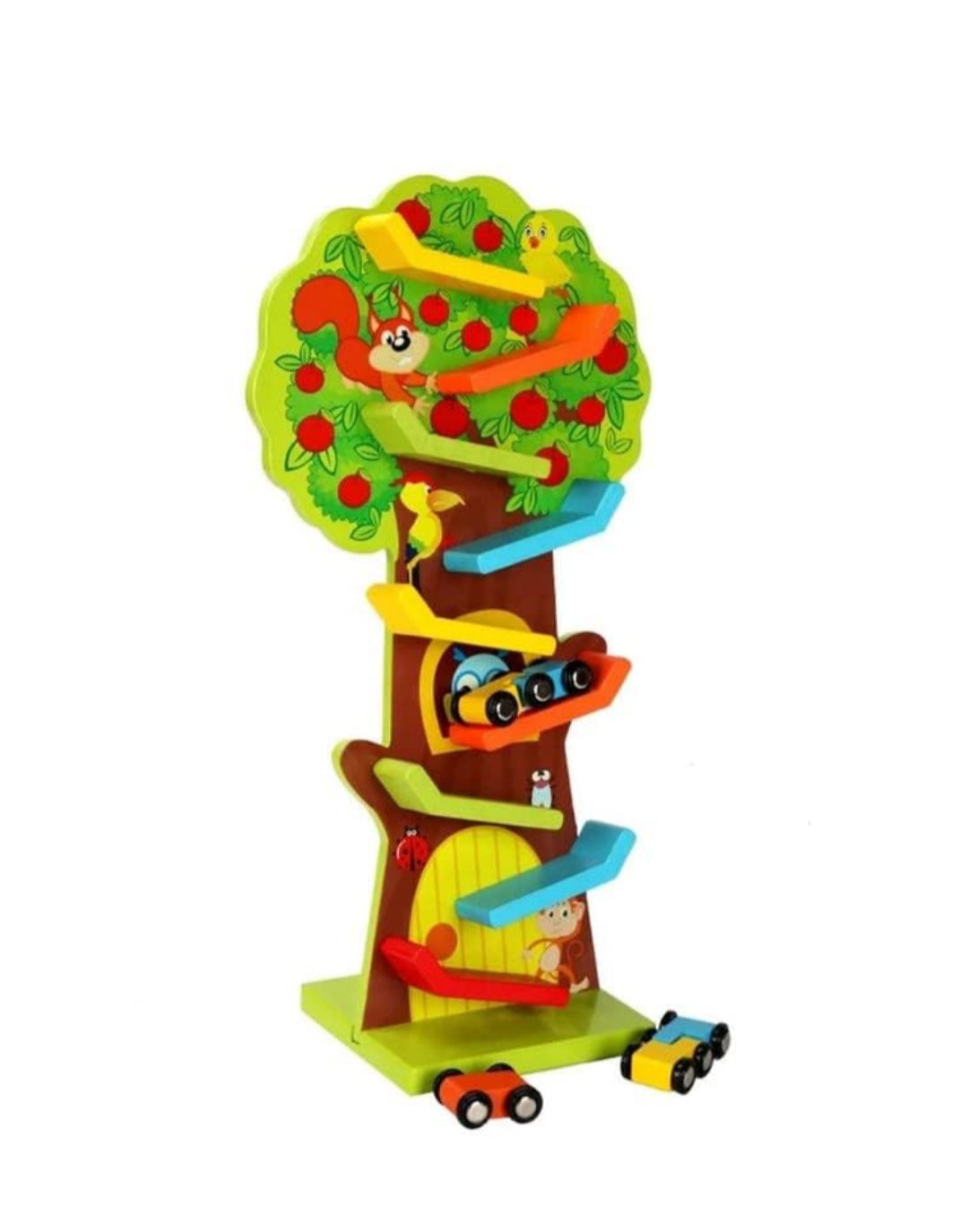 Squirrel Taxiway Kids Educational Toy Car Taxi Wooden Toy