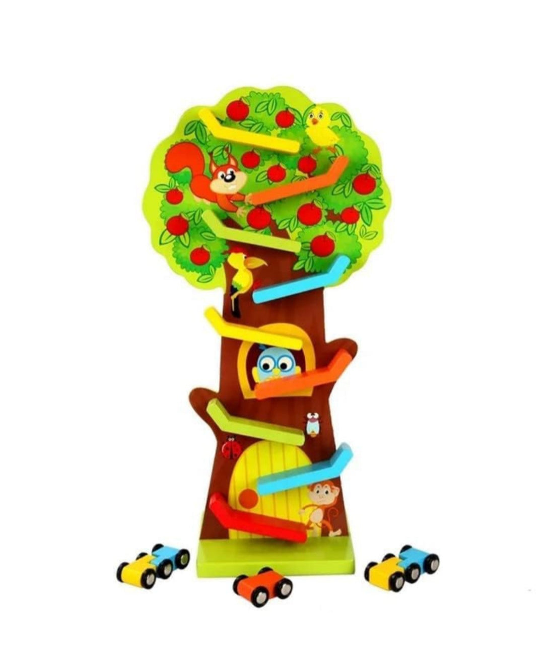 Squirrel Taxiway Kids Educational Toy Car Taxi Wooden Toy