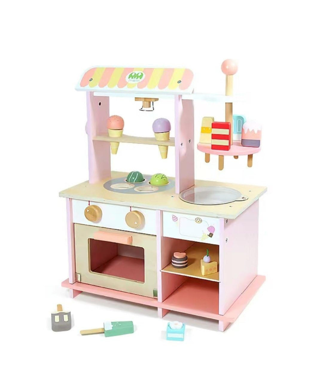 Multicolor Wooden Dessert Shop