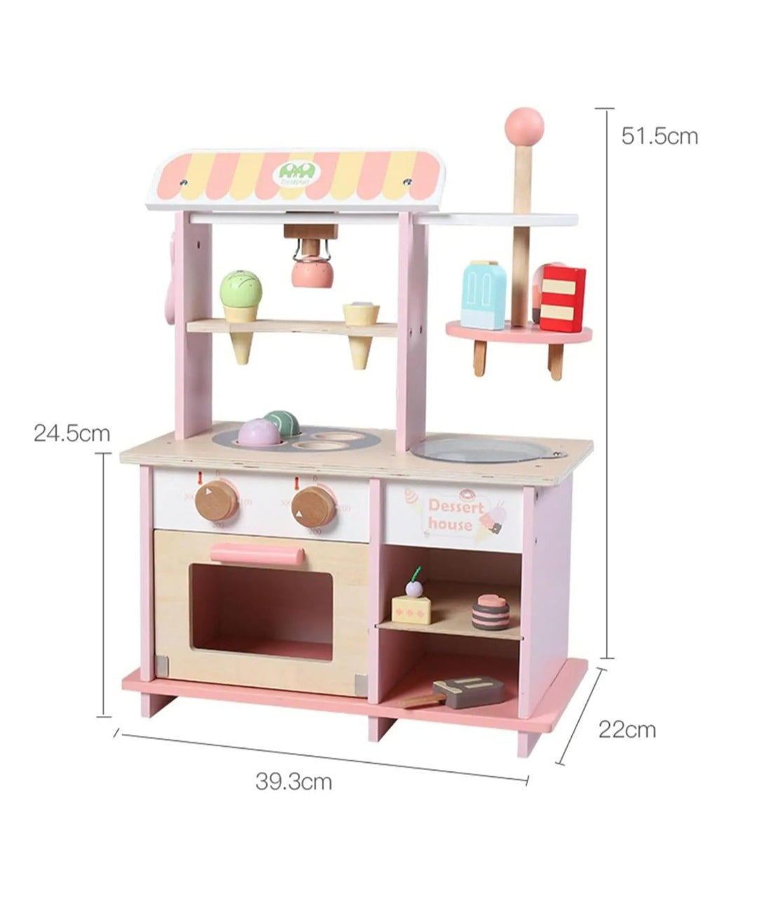 Multicolor Wooden Dessert Shop