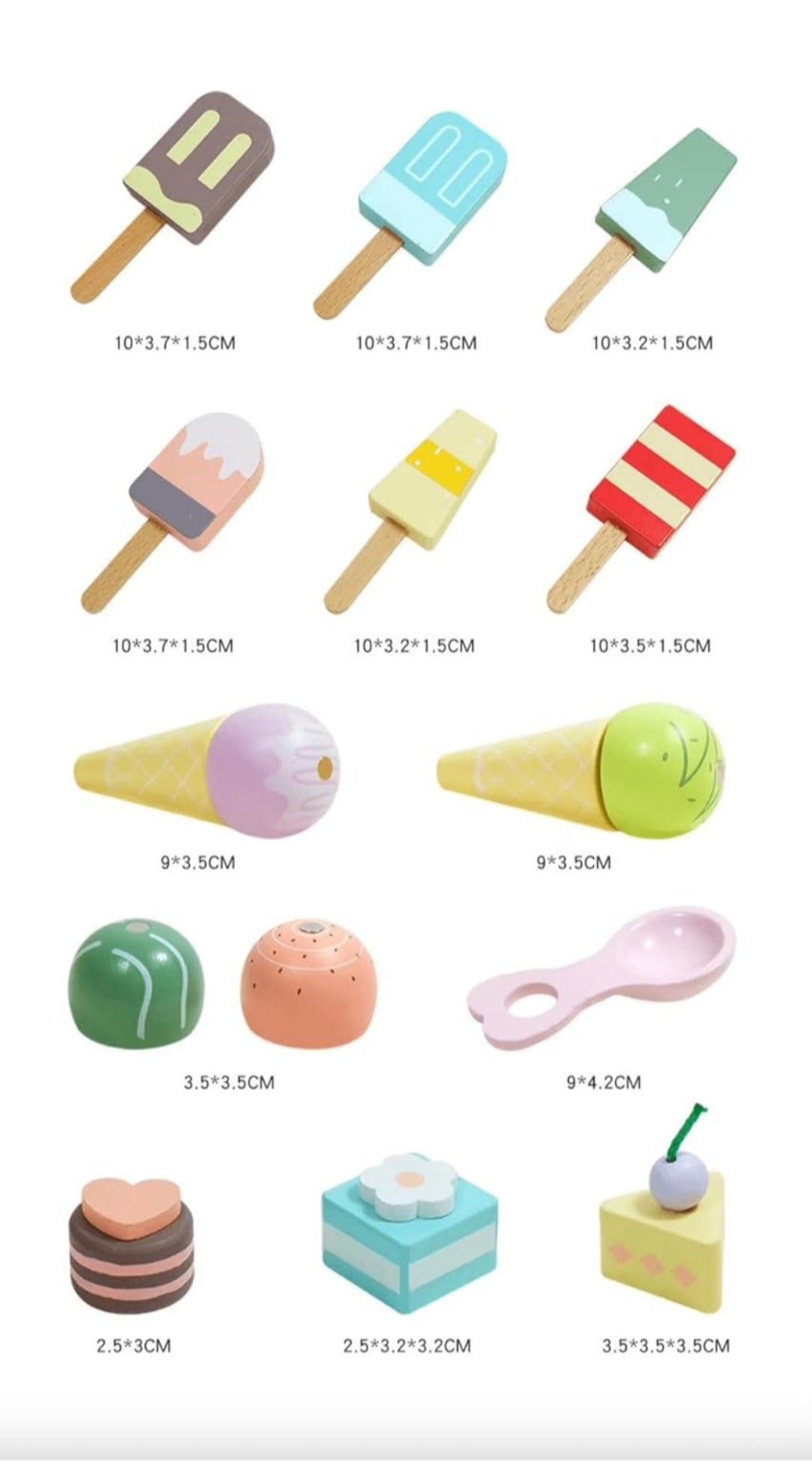 Multicolor Wooden Dessert Shop