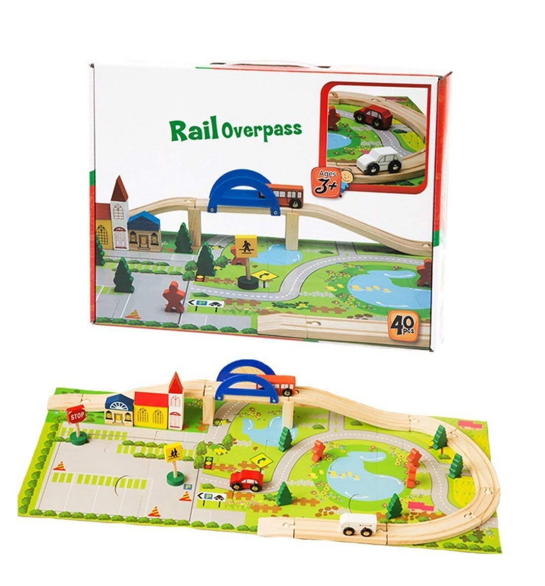 Wooden Rail Overpass