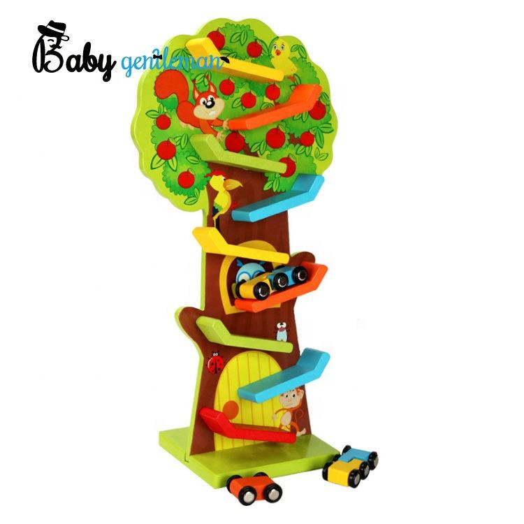 Squirrel Taxiway Kids Educational Toy Car Taxi Wooden Toy