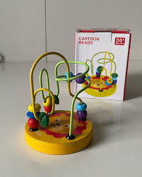 Wooden Bead Maze Montessori Birds and Animal Design Toy for Toddlers