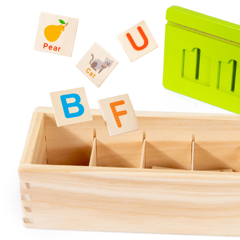 Knowledge Classification Box Educational Sorting Toy for Kids Ages 3 Develops Hand-Eye Coordination, Cognitive Skills & Logical Thinking Durable & Safe Learning Activity