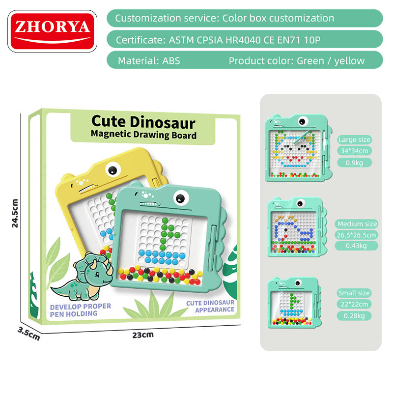 Dinosaur Magnetic Drawing Board for Kids