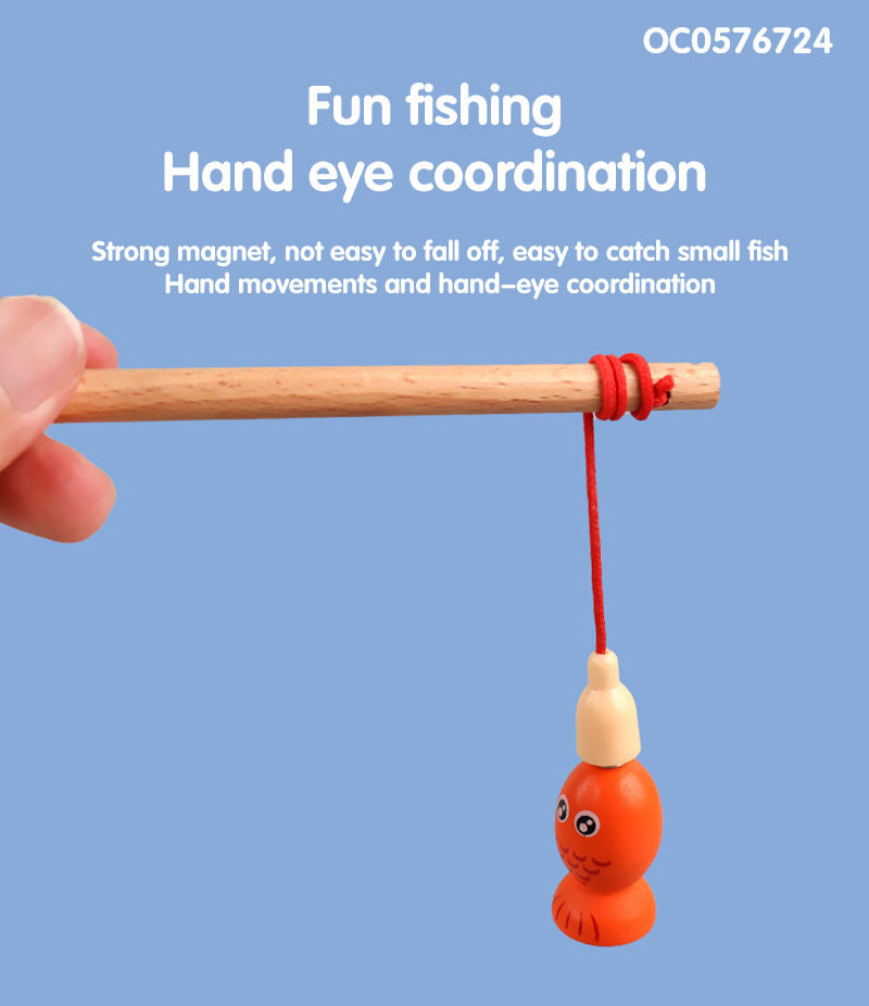 Four Fishing Post Column Tower Blocks Educational & Learning Toy - Multicolor Stacking Game for Toddlers, Promotes Hand-Eye Coordination, Color & Shape Recognition, Cognitive Skills