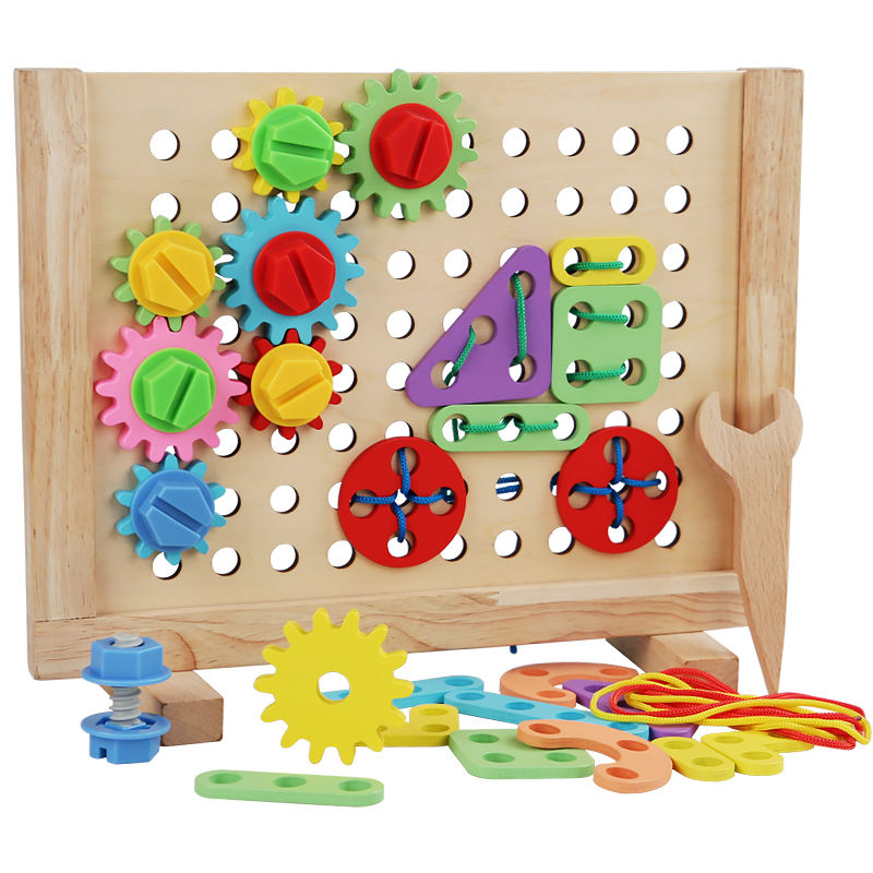 Multifunctional Gear Nut Toy ( 4 in 1 Toy)