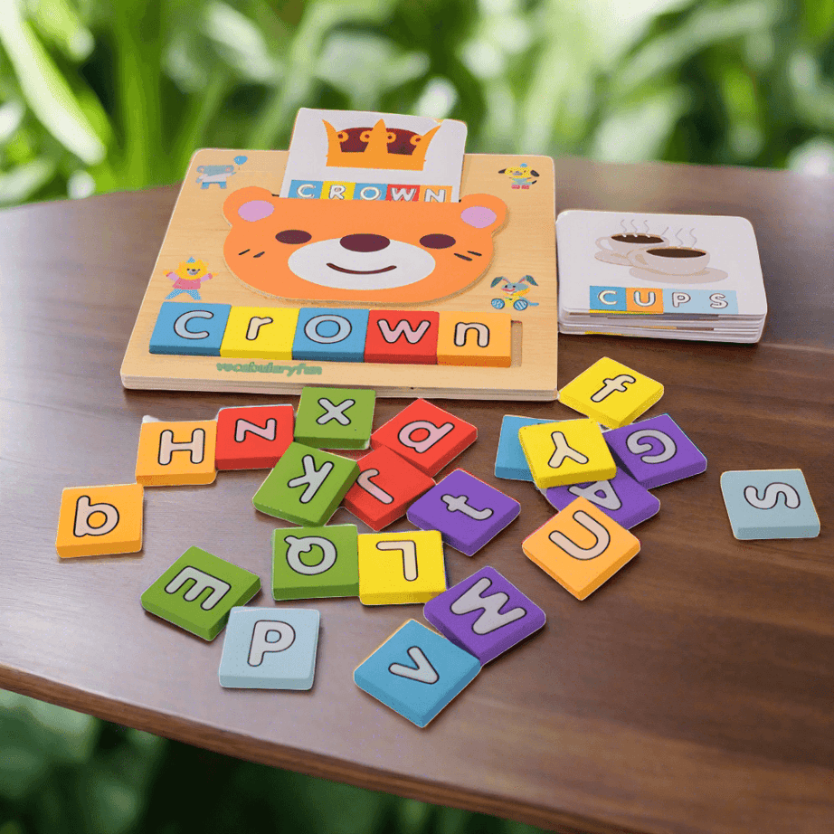 2 in 1 Matching Letter Panda Toys Puzzle