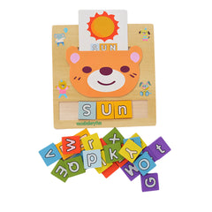 2 in 1 Matching Letter Panda Toys Puzzle