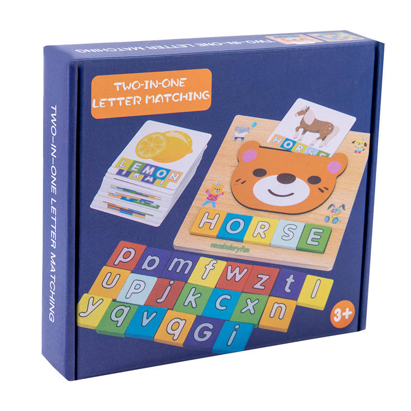 2 in 1 Matching Letter Panda Toys Puzzle